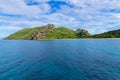 View of Naviti Islands coastlines