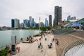 View of Navy Pier and the skyline of Chicago, Illinois