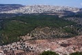 View of Nazareth from Mount Tabor Royalty Free Stock Photo