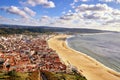 View of NazarÃÂ©, Portugal Royalty Free Stock Photo