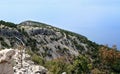 View near the ancient town Lubenice, island Cres, Croatia