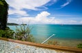 View near the sea in Cape Panwa Phuket,Thailand Royalty Free Stock Photo