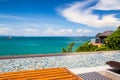 View near the sea in Cape Panwa Phuket,Thailand Royalty Free Stock Photo