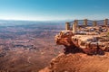 View from the Needles Overlook to the Canyonlands National Park, Utah Royalty Free Stock Photo