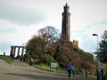 Nelson Monument on Calton Hill, Edinburgh.