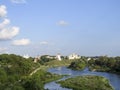 View of the Neman in Grodno Royalty Free Stock Photo