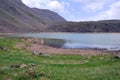 Bitlis, Turkey - 21 May 2011: View of Nemrut crater lake, Tatvan. Beautiful blue mountain lake. Royalty Free Stock Photo