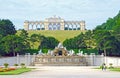 Neptune Fountain and Gloriette, Schonbrunn Palace, Vienna Royalty Free Stock Photo