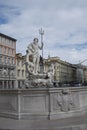 View of neptune fountain Royalty Free Stock Photo