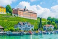 View of the Neues schloss castle in the german city Meersburg...IMAGE