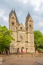 View at the Neuf Temple church in Metz - France