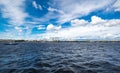 View of Neva river and the Peter and Paul fortress, Saint Petersburg Royalty Free Stock Photo