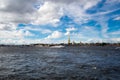 View of Neva river and the Peter and Paul fortress, Saint Petersburg Royalty Free Stock Photo