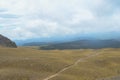 View of the Nevado de Toluca, inactive volcano of Mexico