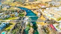 View of New Braunfels, Texas, USA, featuring the skyline of the city Royalty Free Stock Photo