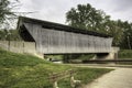 View of New Brownsville Covered Bridge in Indiana, United States