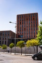 view of the new courthouse in Salerno, Italy