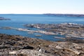 View of the new harbor at Nuuk.