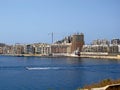 The view of new houses of Sliema, Malta