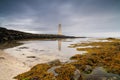 view of the new lighthouse in Akranes in southwestern Iceland Royalty Free Stock Photo