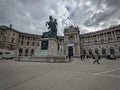 View on the new palace of Hofburg