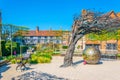 View of the New Place in Stratford upon Avon where William Shakespeare lived, England