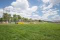 View of the new stage build for the World Youth Day, Krakow 2016 Royalty Free Stock Photo