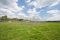 View of the new stage build for the World Youth Day, Krakow 2016 Royalty Free Stock Photo