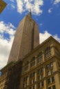 View of New York City, USA. Empire State Building. Royalty Free Stock Photo