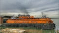 A View from New York's Staten Island Ferry