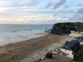 A view of Newquay Beach