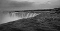 The view of the Niagara Falls, Ontario, Canada. Water fall during summer.Tourist observing Niagara Falls Royalty Free Stock Photo