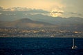 View of Nice, France. Royalty Free Stock Photo