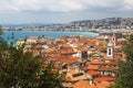 View upon Nice and Mediterranean, France