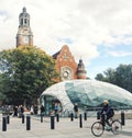 View of the nice square at malmo, sweden