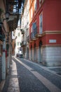 View of Nicolo Ponte Nuovo street in Verona