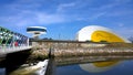 View of Niemeyer Center building, in Aviles, Spain