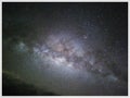 view of the night sky with  beautiful milkyway Royalty Free Stock Photo