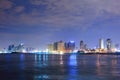 View of the night Tel Aviv Royalty Free Stock Photo