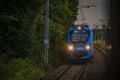 View from night train from Bohumin to Leba and Hel near Rybnik Poland 07 21 2023