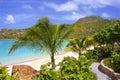 Nikki beach in St Barths, Caribbean Royalty Free Stock Photo