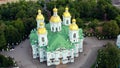 View of the Nikolsky Cathedral from above. Saint Petersburg. Russia