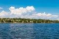 View of Nikopol town from Kakhovka reservoir