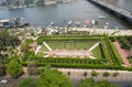 View of Nile enbankment and in Cairo