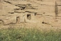 Gebel el Silsila mountain in Egypt on Nile