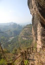 View of Nine Bends River at Wuyishan Mountains, Fujian Province, China