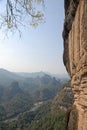 View of Nine Bends River at Wuyishan Mountains, Fujian Province, China