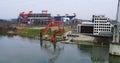 View of Nissan Stadium in Nashville, TN Royalty Free Stock Photo