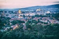 Nitra city in Slovakia, analog filter Royalty Free Stock Photo