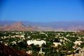 View from Nizwa Fort, Oman Royalty Free Stock Photo